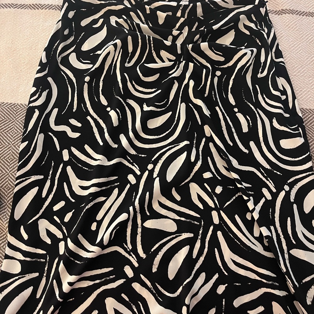 Nine West Black and White Pencil Skirt